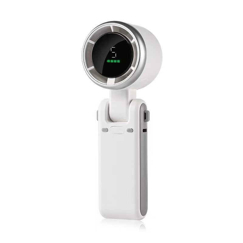 Stay Cool Anywhere – 10-Hour Rechargeable Turbo Fan for Travel, Work & Outdoor Comfort