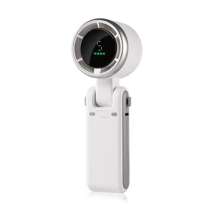 Stay Cool Anywhere – 10-Hour Rechargeable Turbo Fan for Travel, Work & Outdoor Comfort